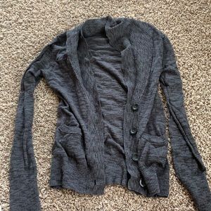 Grey cardigan